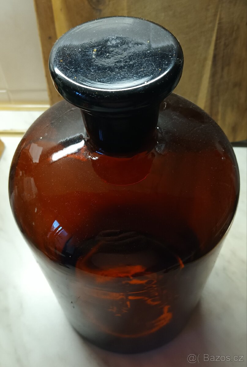 Starožitná lékárnická nádoba v nádherném stavu - 2