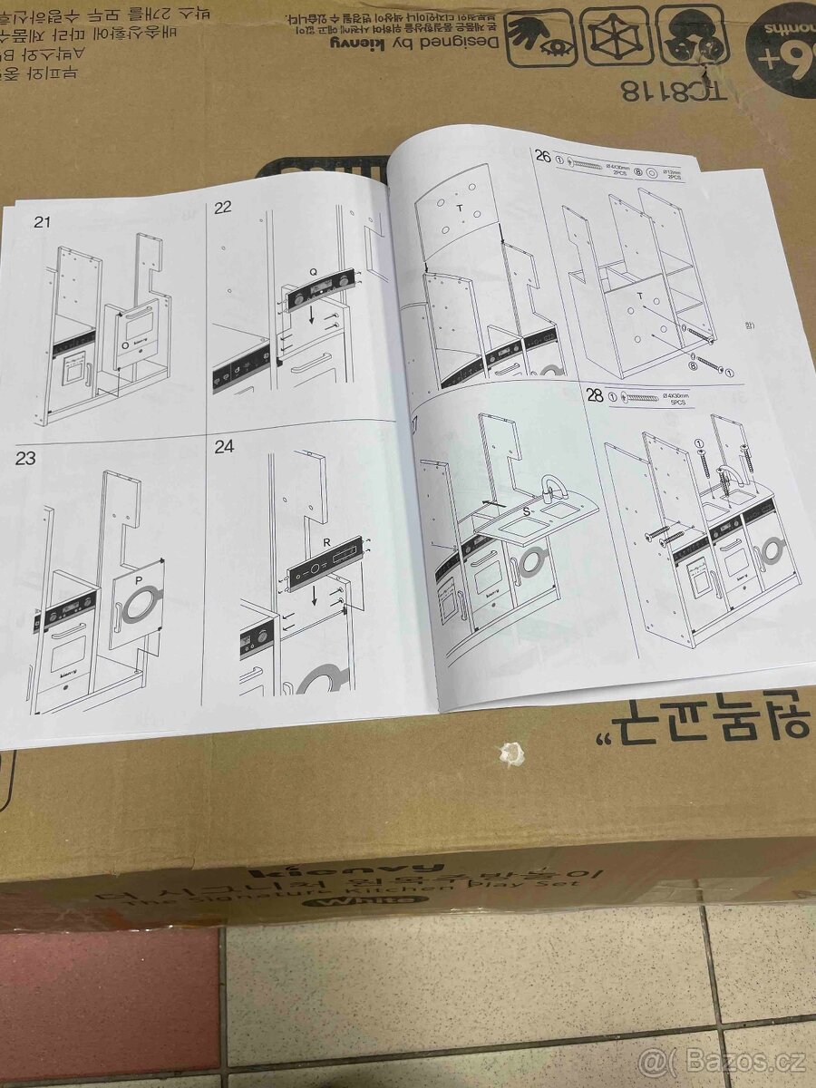 DĚTSKÁ DŘEVĚNÁ KUCHYŇKA- NOVÁ - 2