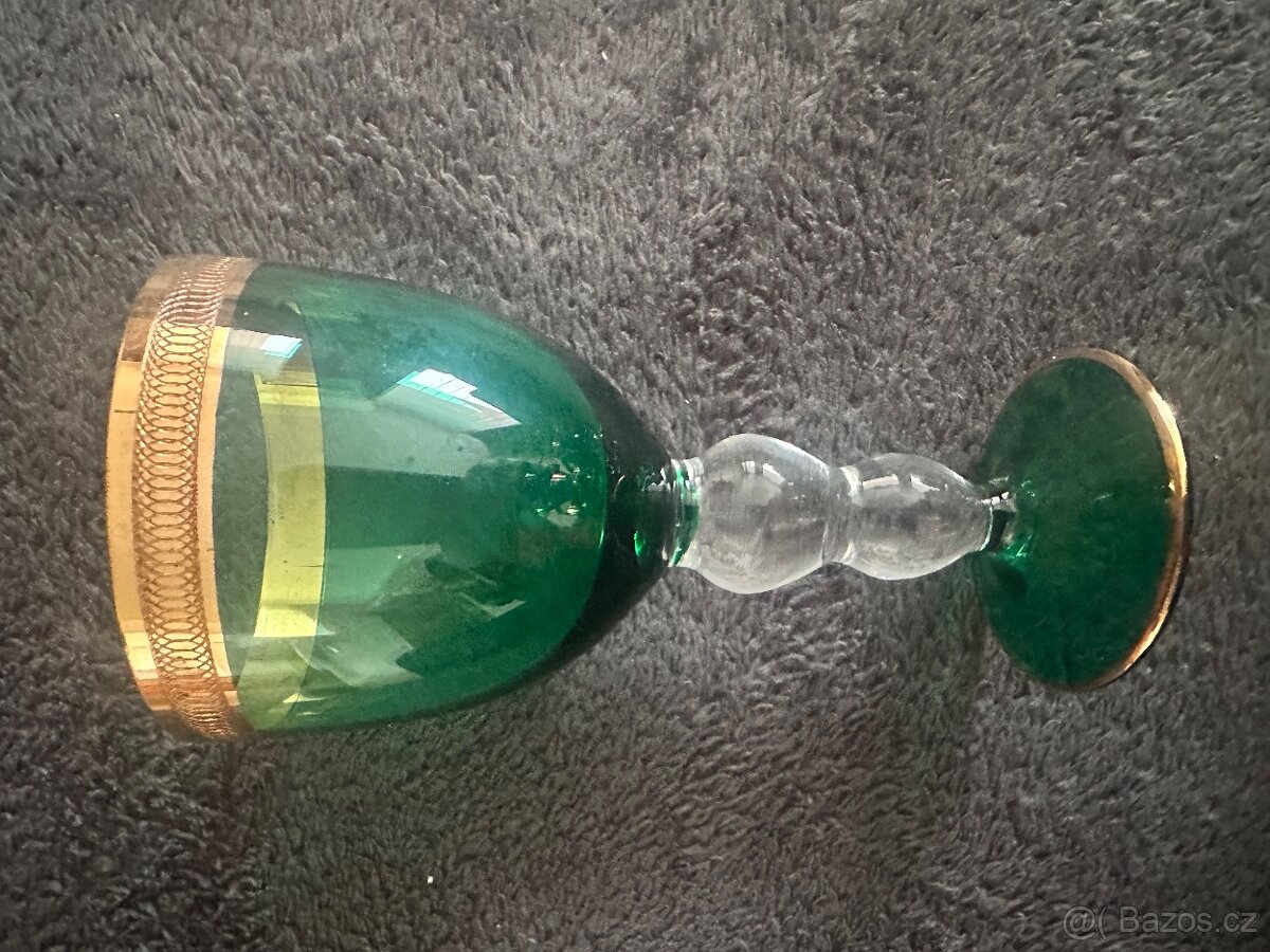 Sklenice zelené Crystalex - 2
