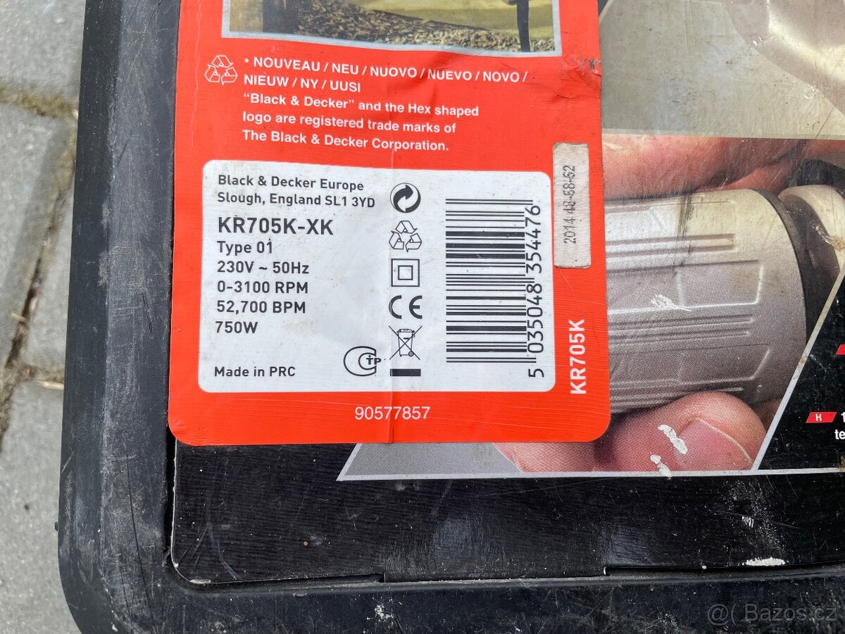 BLACK&DECKER KR705K-XK příletová vrtačka - 2
