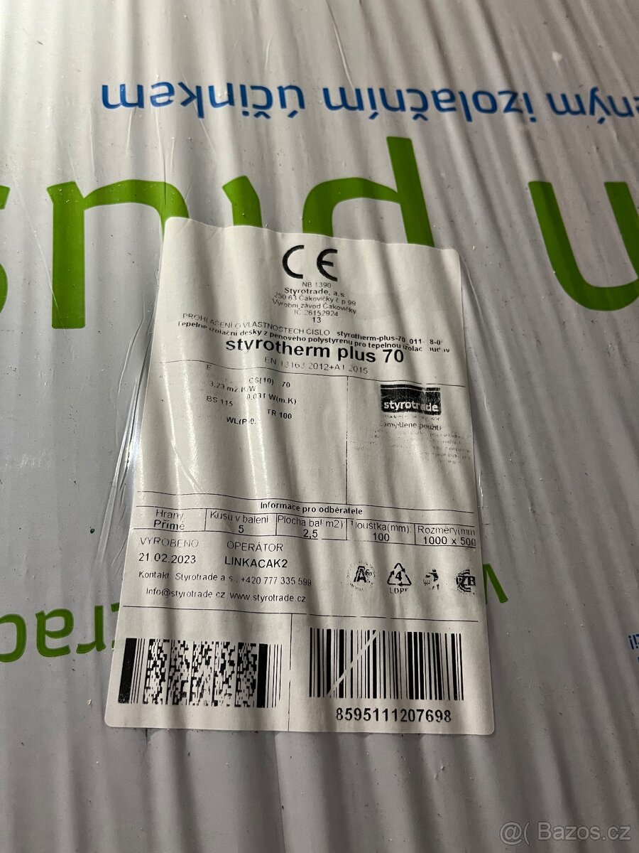 Polystyren grafitový 100 mm - 2