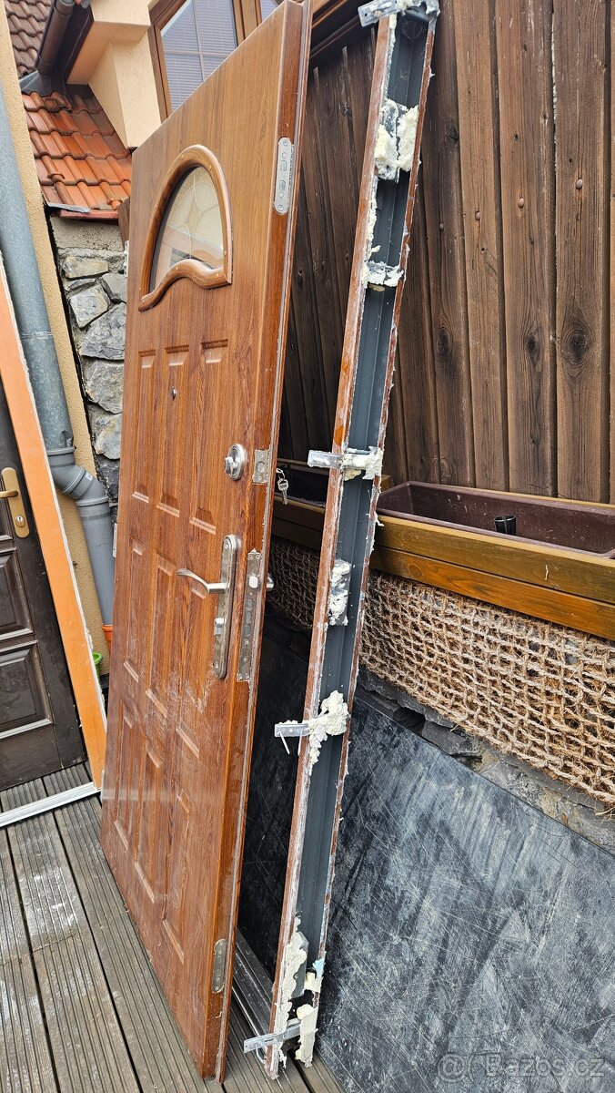 Plechové vchodové dveře - 2