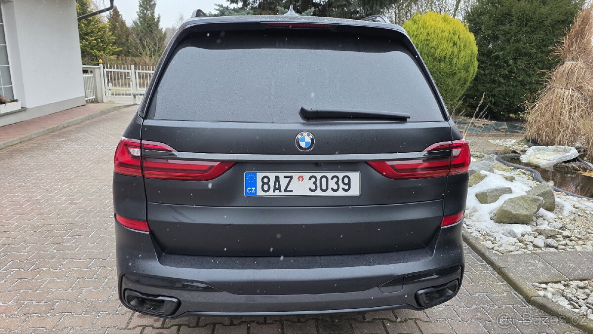 BMW X7 40D, první majitel ČR, v záruce, DPH, B&W, 11/21 - 2