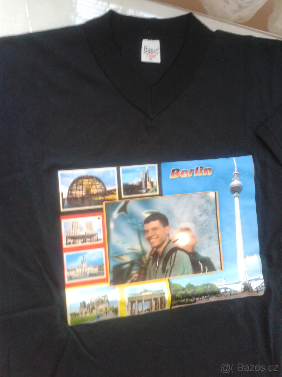 Pánská černá trička - 2