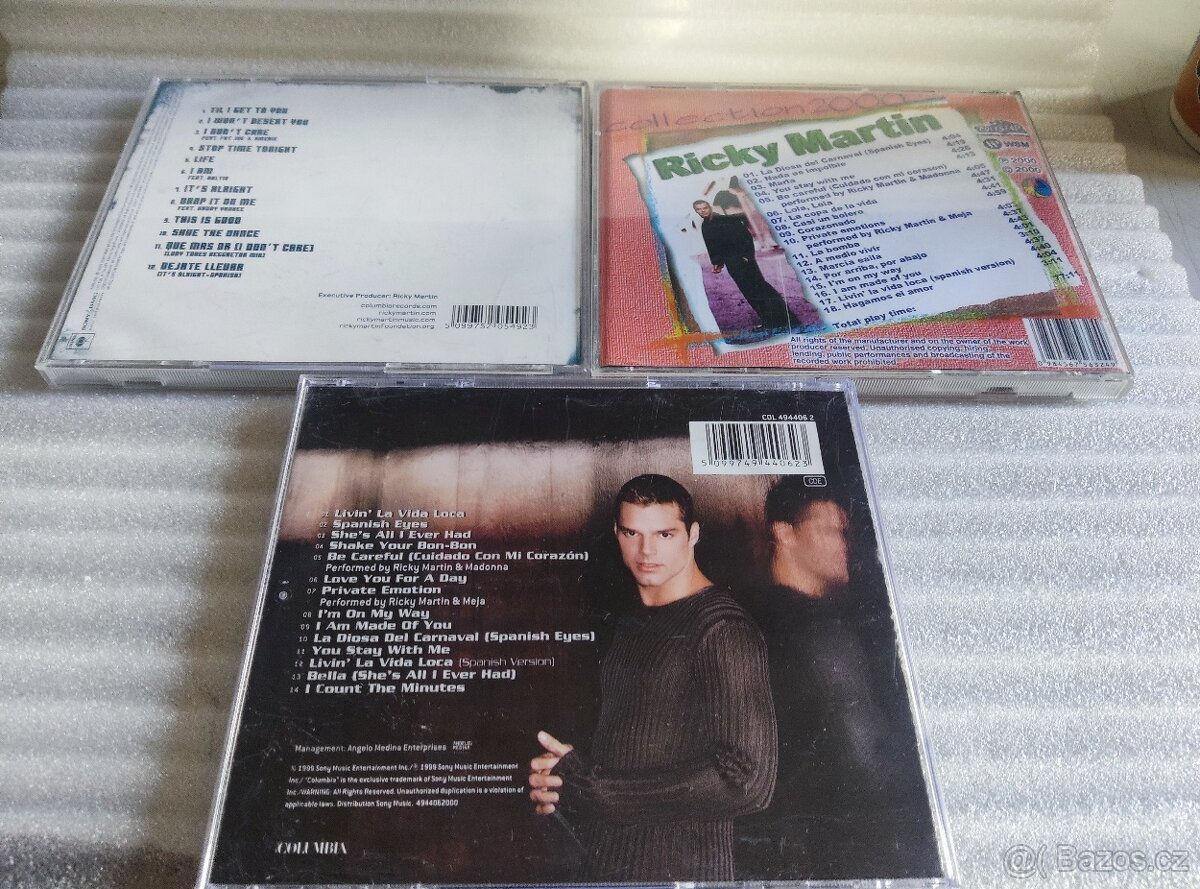 Cd - 3 x Ricky Martin - 2