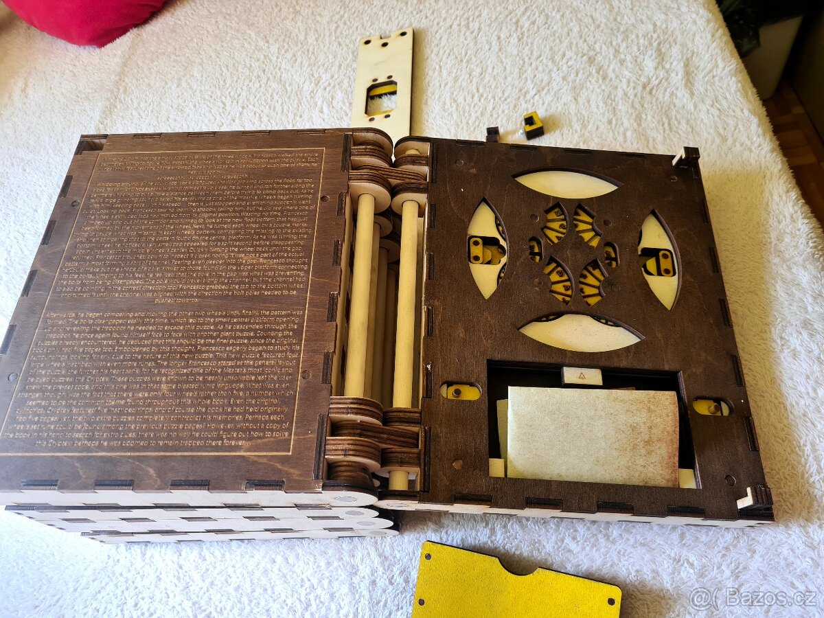 Codex Silenda - drevene mechanicke puzzle - 2