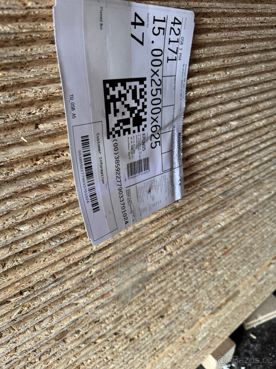 OSB desky Kronospan P+D - 2