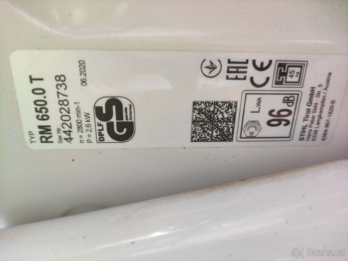 Prodám sekačku Stihl RM650 - 2