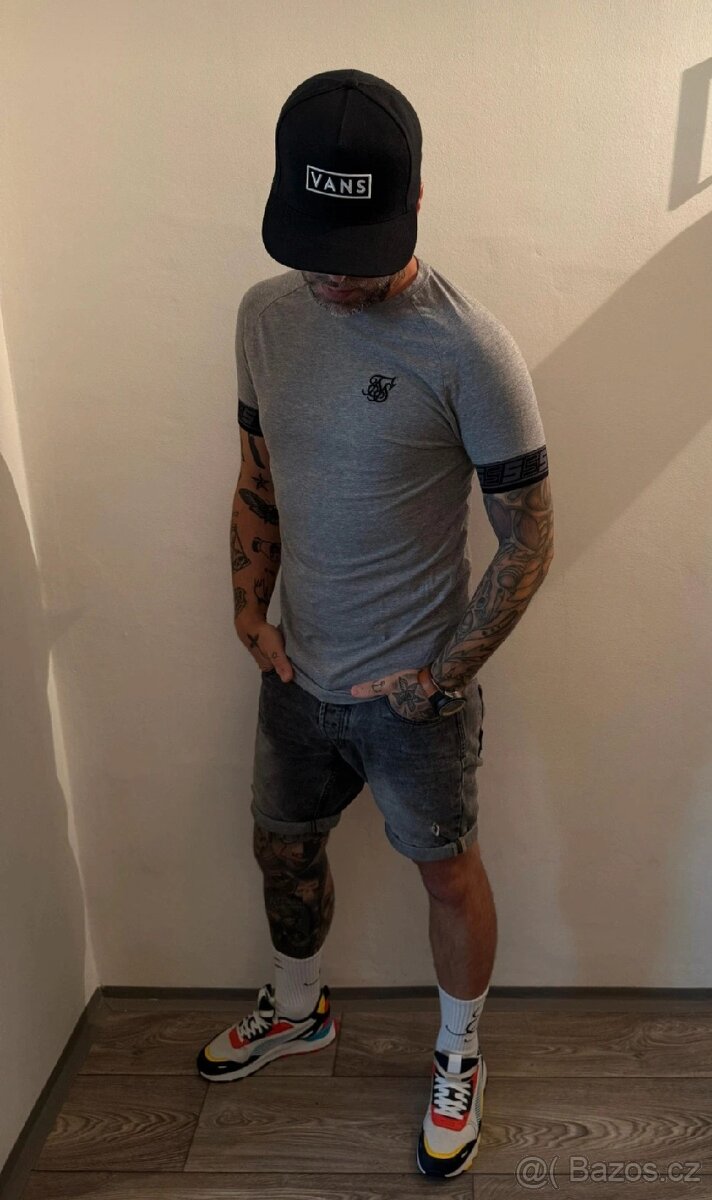 Triko Siksilk šedé - 2