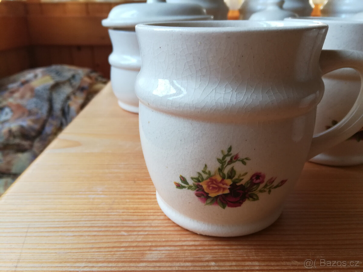 Keramický servis + police - 2