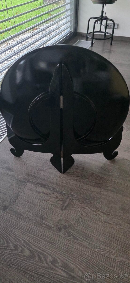 Dekorativní dřevěný talíř 69 cm - 2