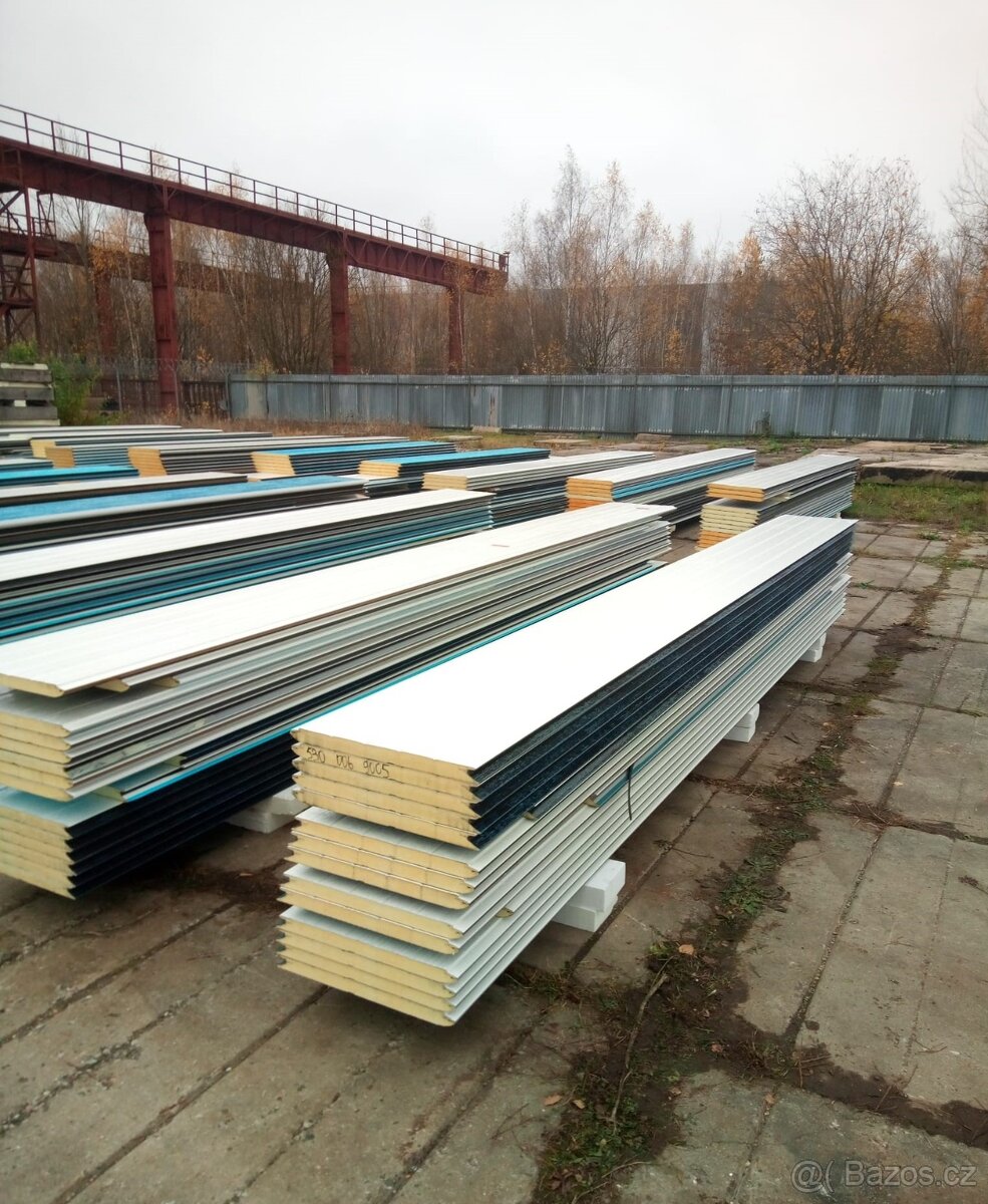 PUR panely venkovní - 4-6m délka - 2