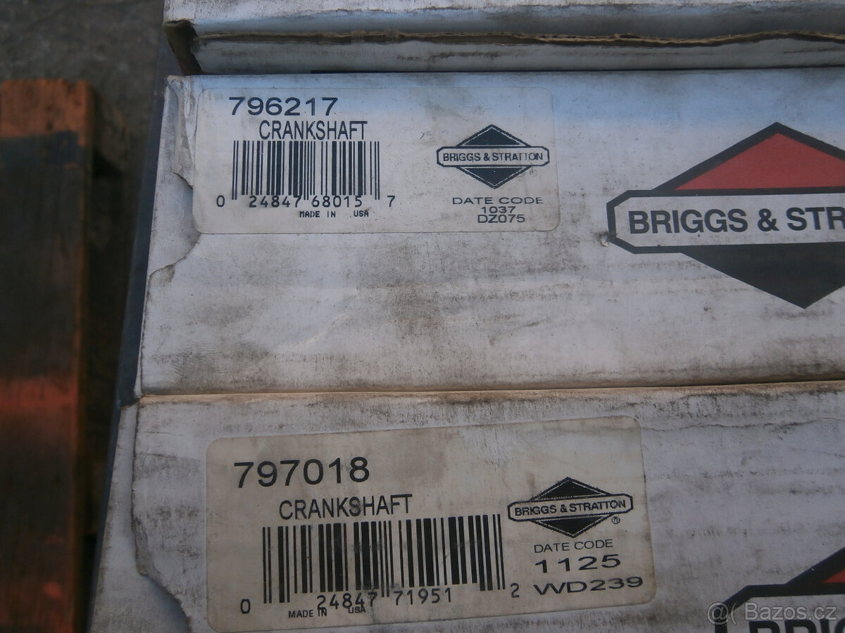 Briggs-kliková hřídel +tecumseh - 2