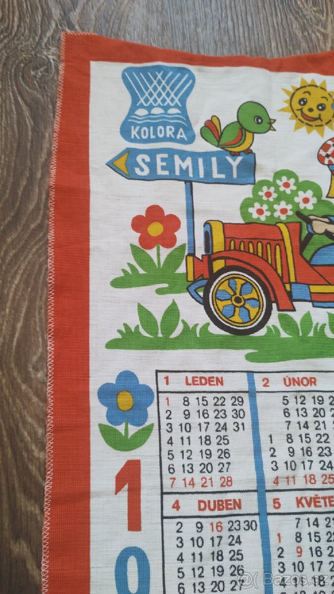 Nástěnný kalendář z roku 1979 - 2