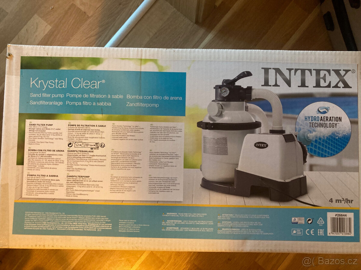 Písková filtrace Intex Krystal Clear 4 m3/h - 2