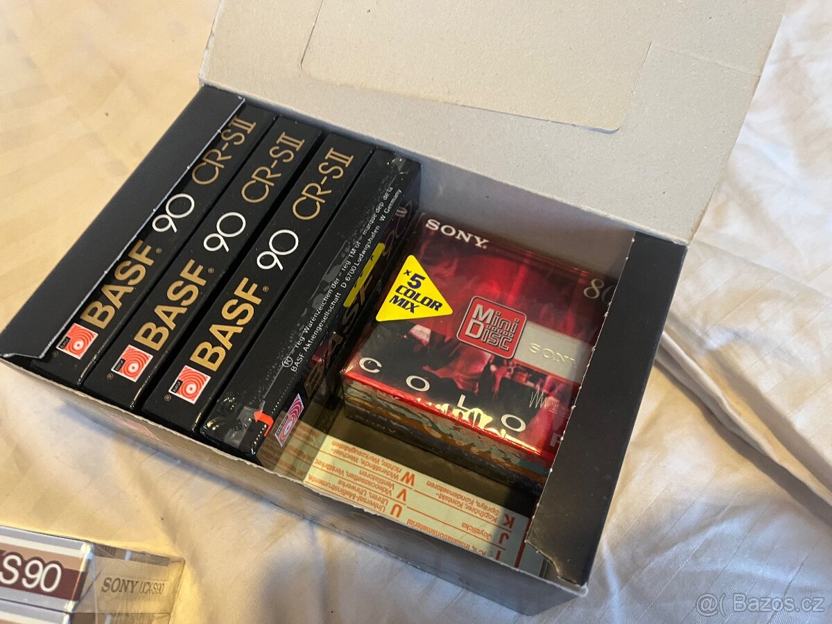 Kazety BASF TDK SONY MAXELL NOVÉ - 2