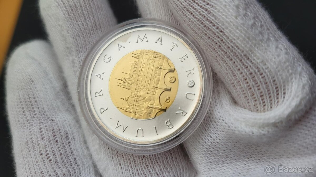 Medaile 1997 - Motiv 50 Kč , BK- Mincovní město Praha, 300 k - 2