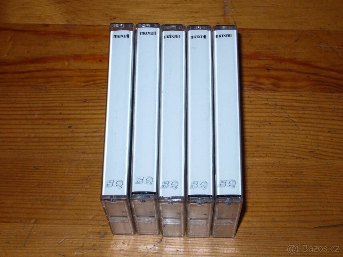 5x Kazety MAXELL SQ (Type II) 1x nahrané, super stav. - 2