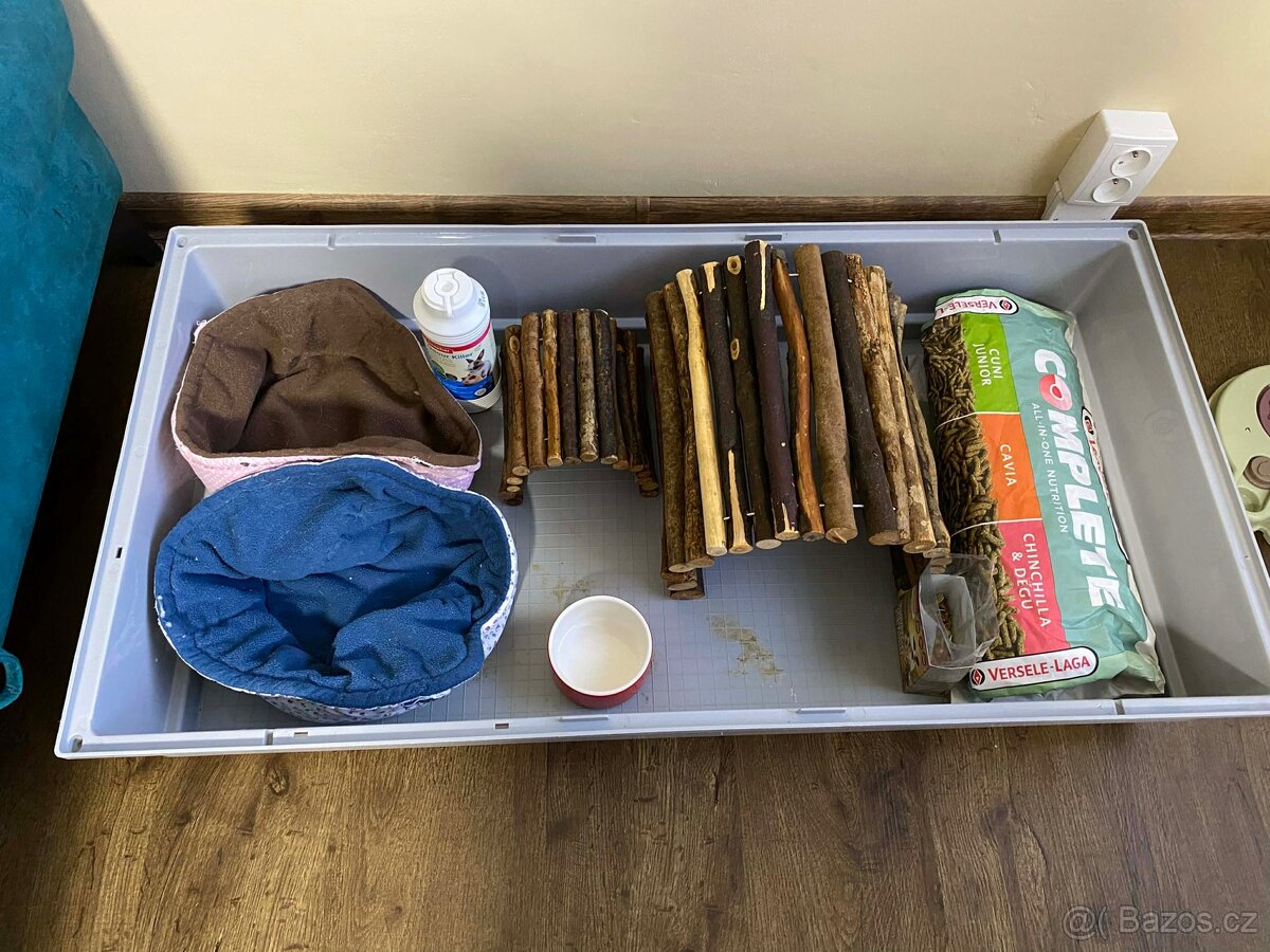 Vybavená klec na morče - 2