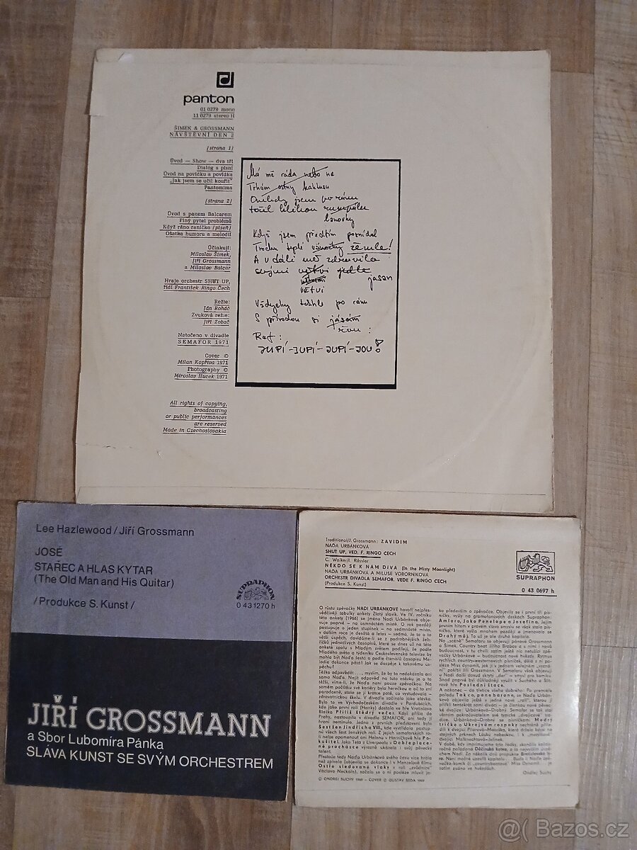 Semafor 3 gramodesky 1969 - 1972 - prodám - 2