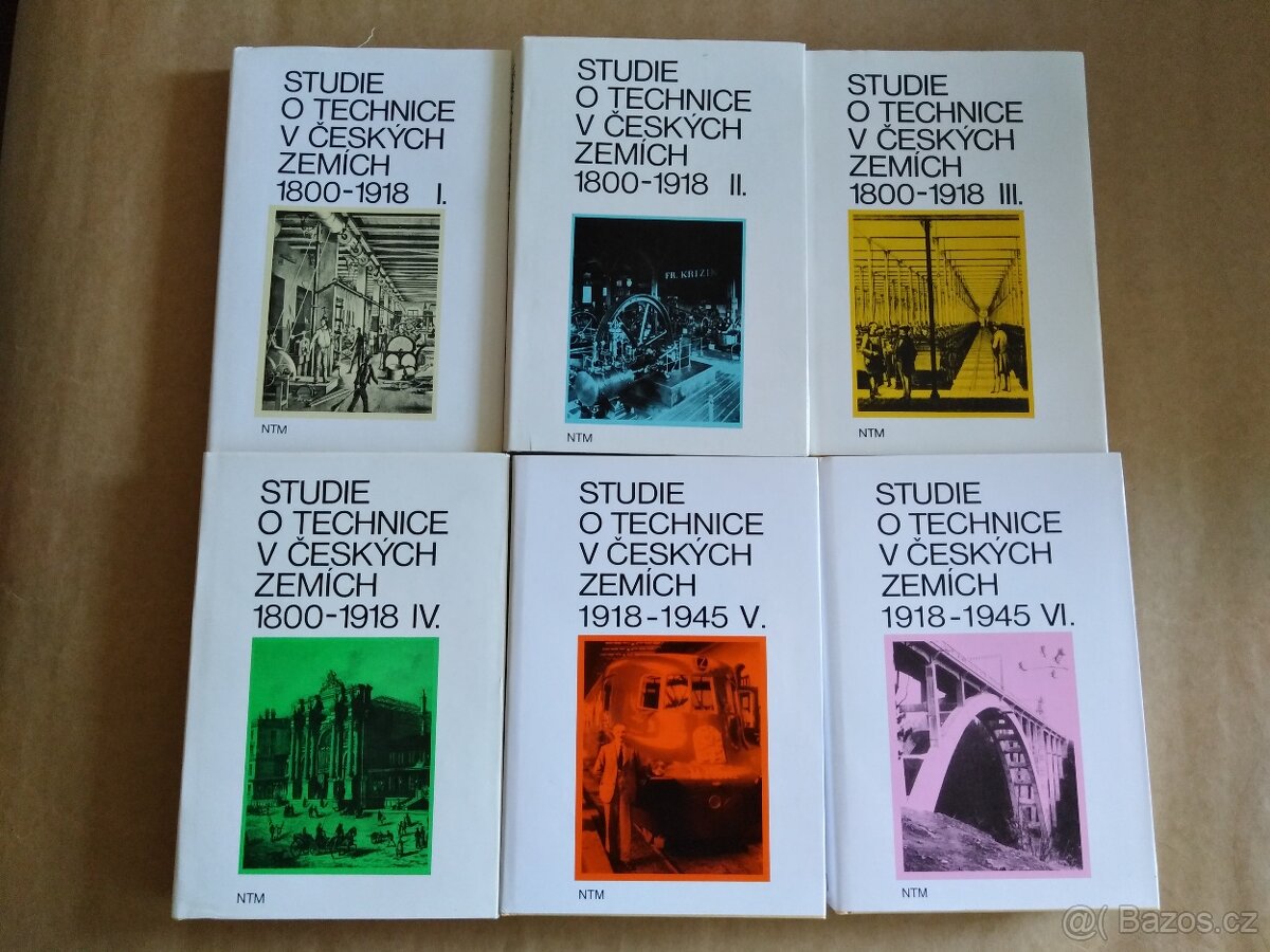 Studie o technice v českých zemích - 6. dílů - 2