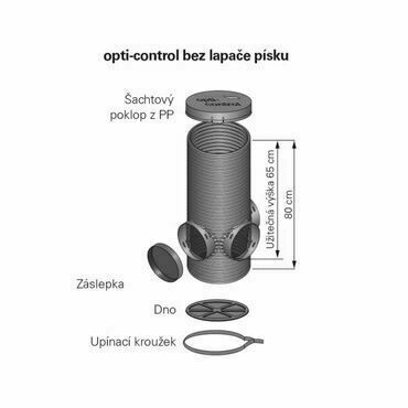 Šachta drenážní Fränkische Opti-control DN 300 - 2