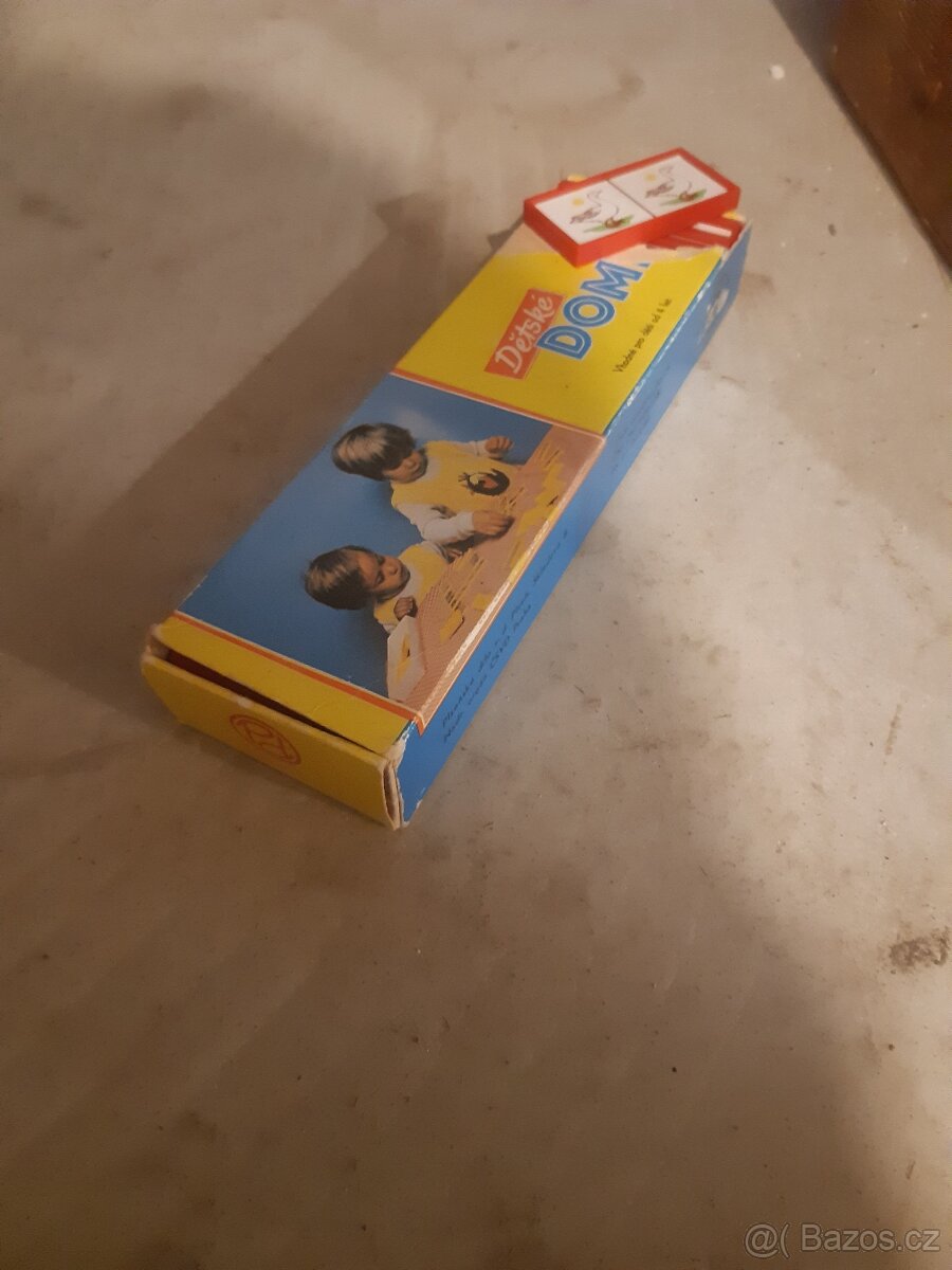 Retro hračka - Dětské domino - 2