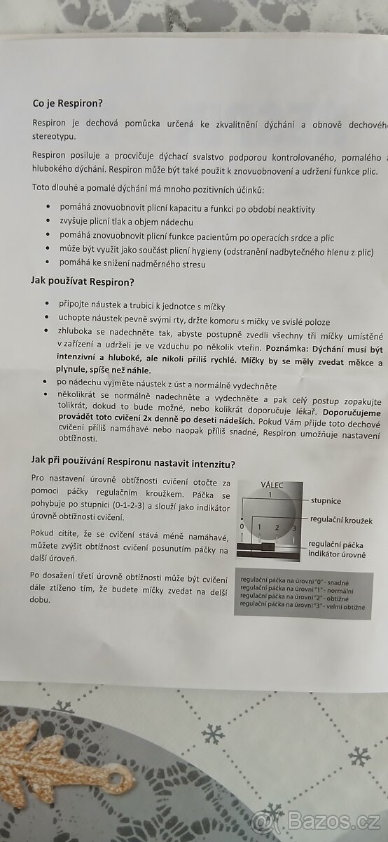 Dechový trenažér - 2