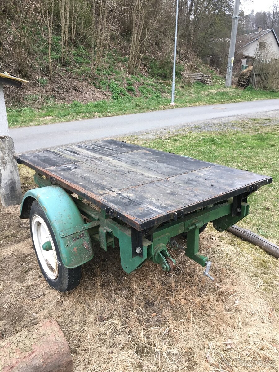 Vlek, návěs, přívěs, sklopka za traktor - 2