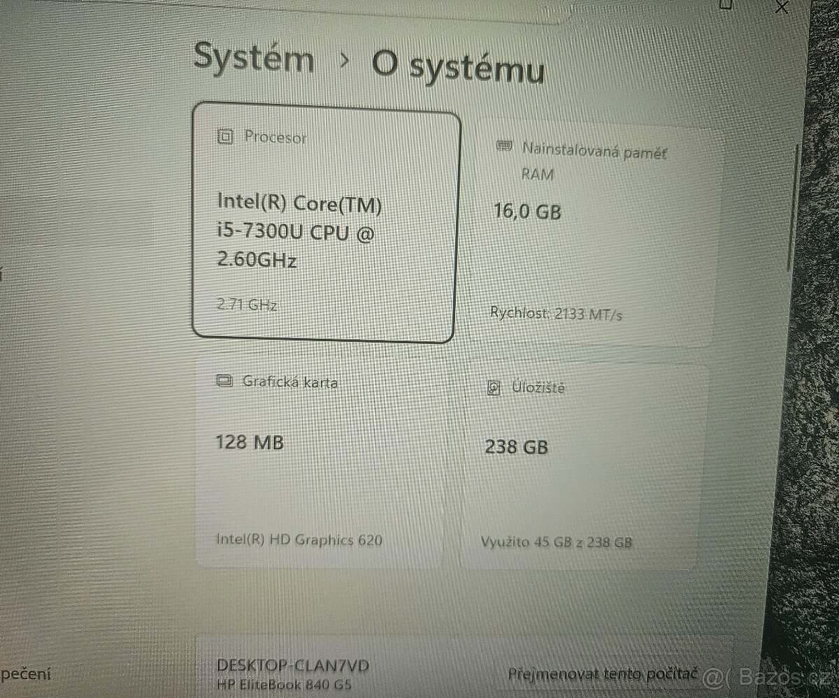 Hp Elitebook 840 G5 i5-7300U - 2
