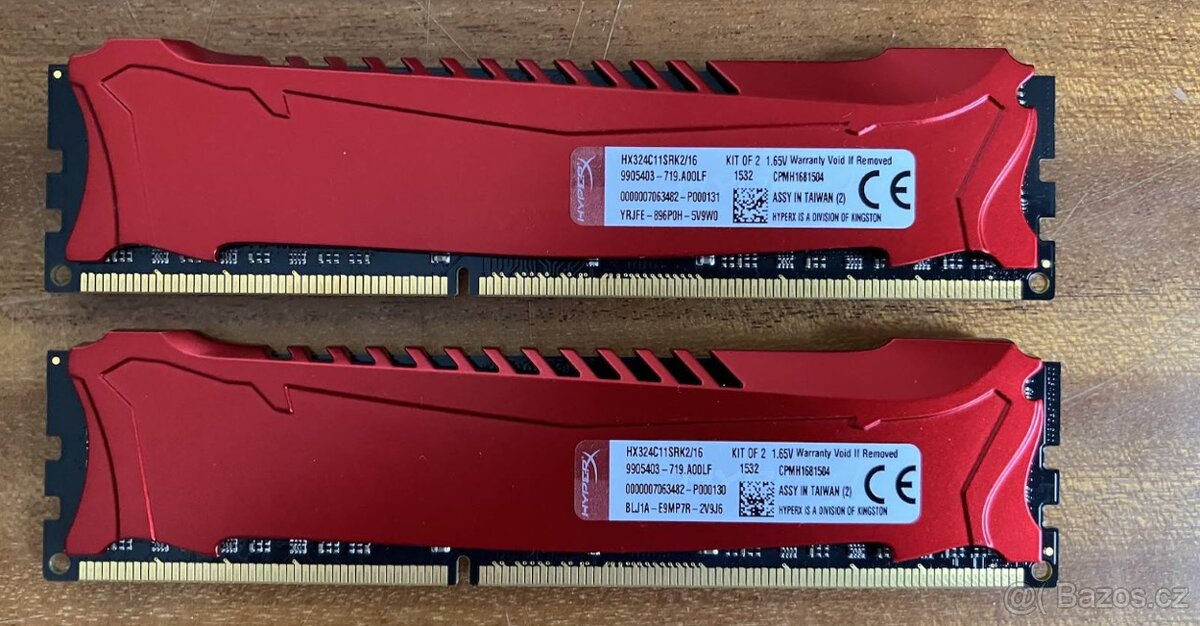 Kingstone HyperX 2x8GB - 2