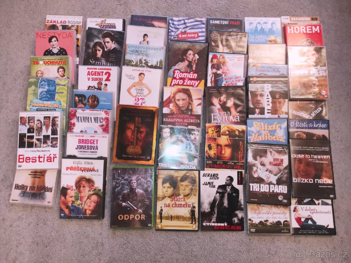 DVD filmy originál 45 ks - 2