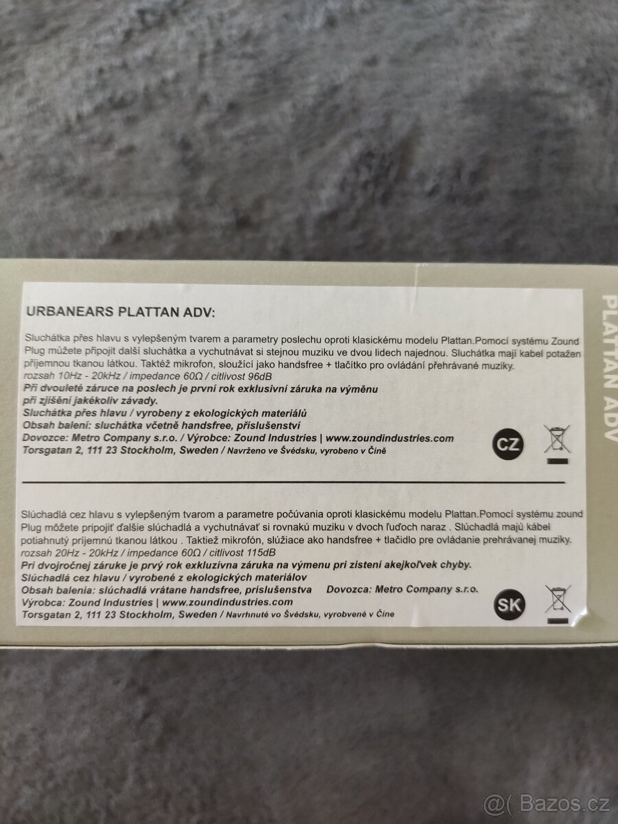 Sluchátka Urbanears Plattan ADV - 2