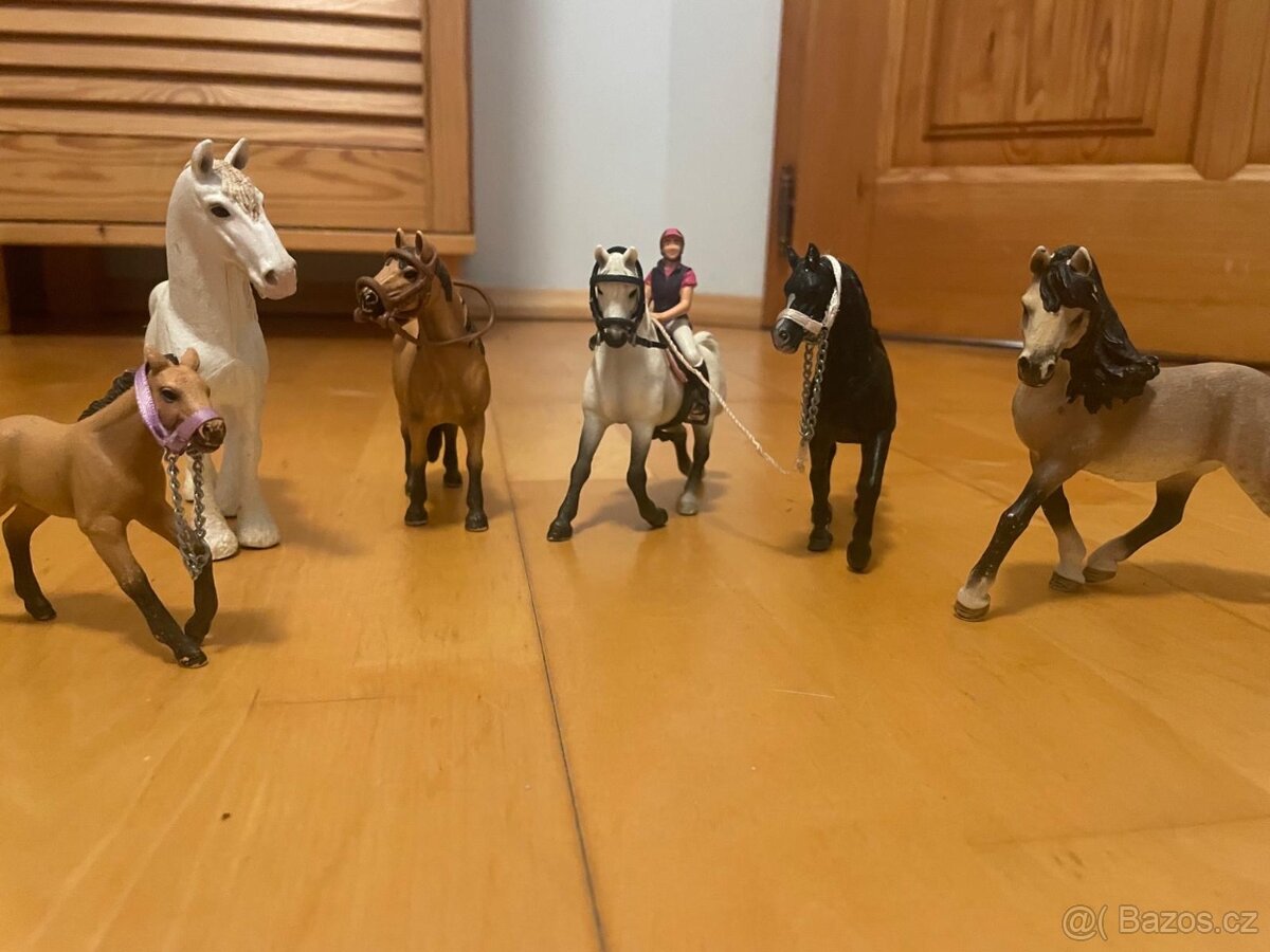 Schleich set konicku - 2