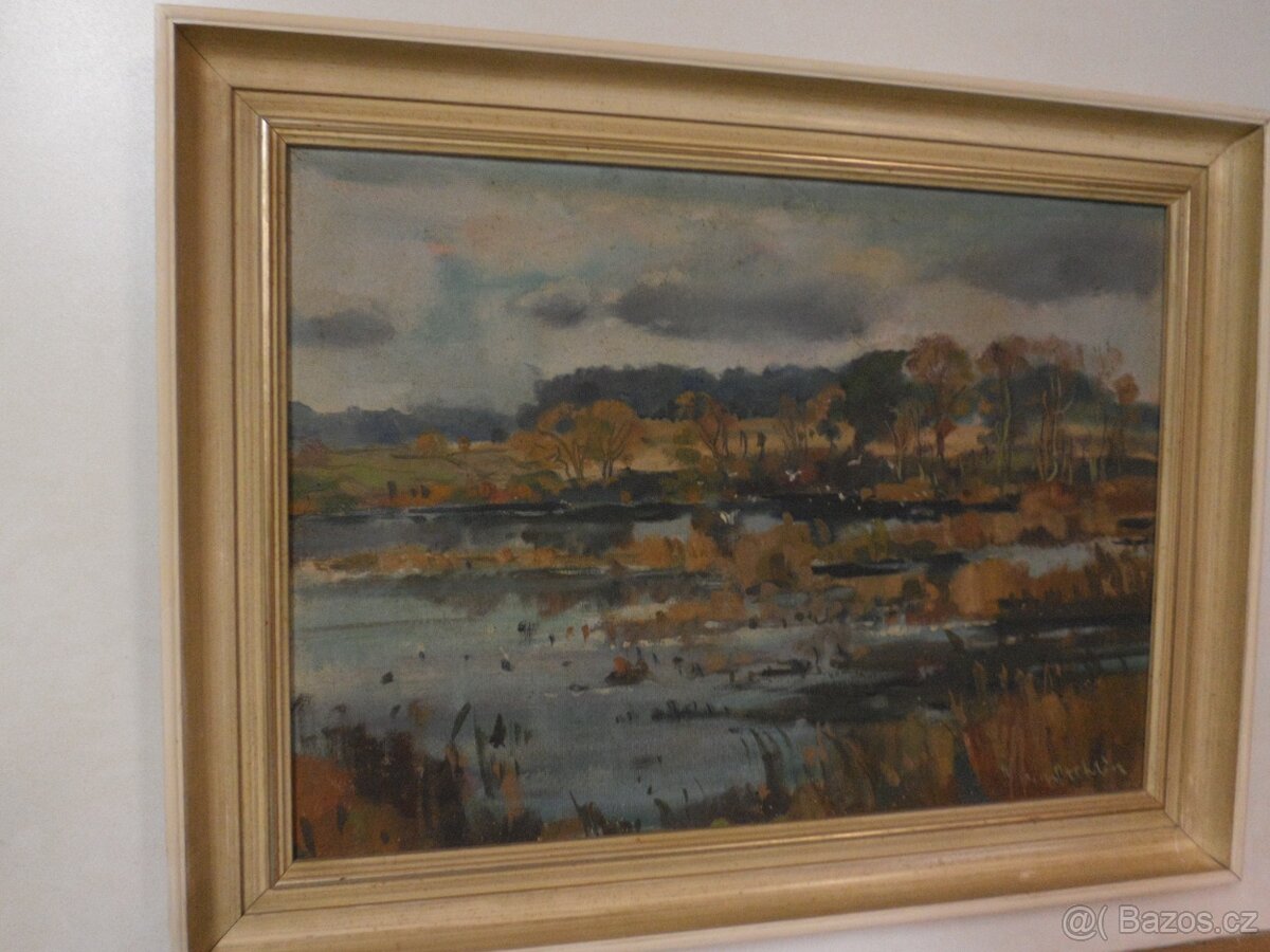 Obraz Rašeliniště sig. Karel Stehlík 1912- 1985 - 2