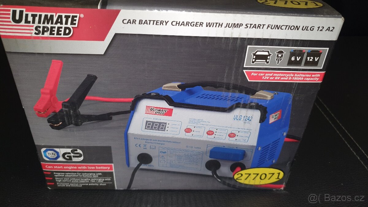 Automatická nabíječka 6/12 V - 12 A - NOVÁ NEROZBALENÁ - 2