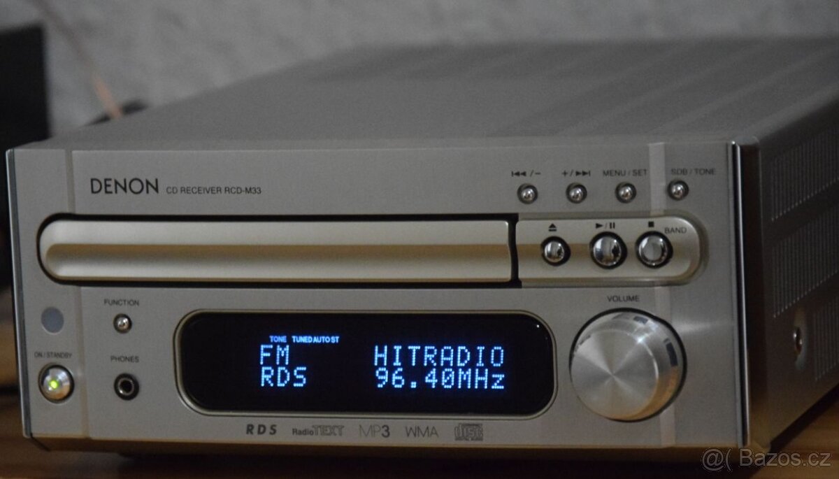 Minisystém DENON RCD-M33, mnoho funkcí, jako nový, DO - 2