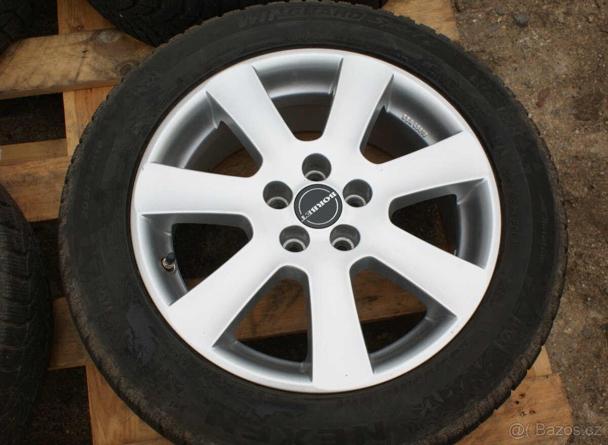 Borbet R16 kola Skoda VW Seat Audi zimní pneu - 2