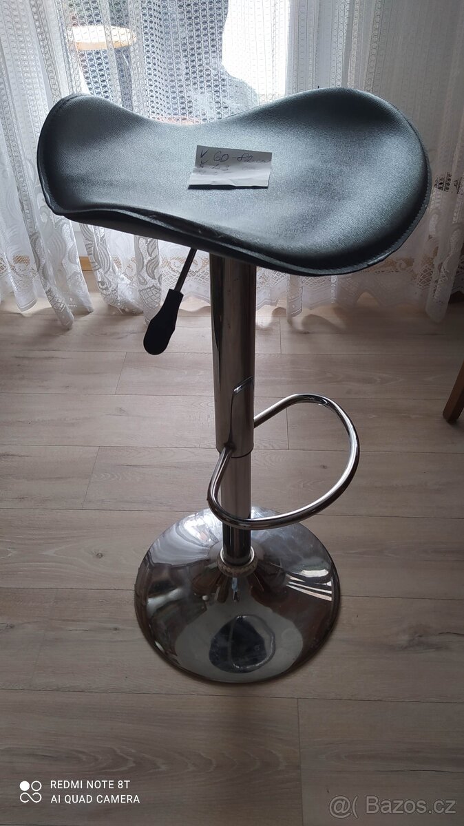 Barová posuvná nerezová zidle - 2