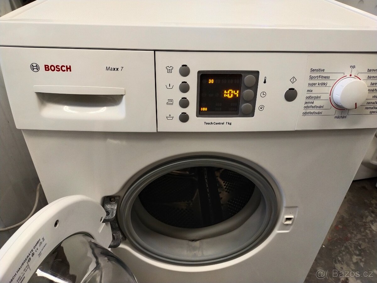 Prodám plně funkční digitální pračku zn. Bosch -7 kg-DOVEZU- - 2