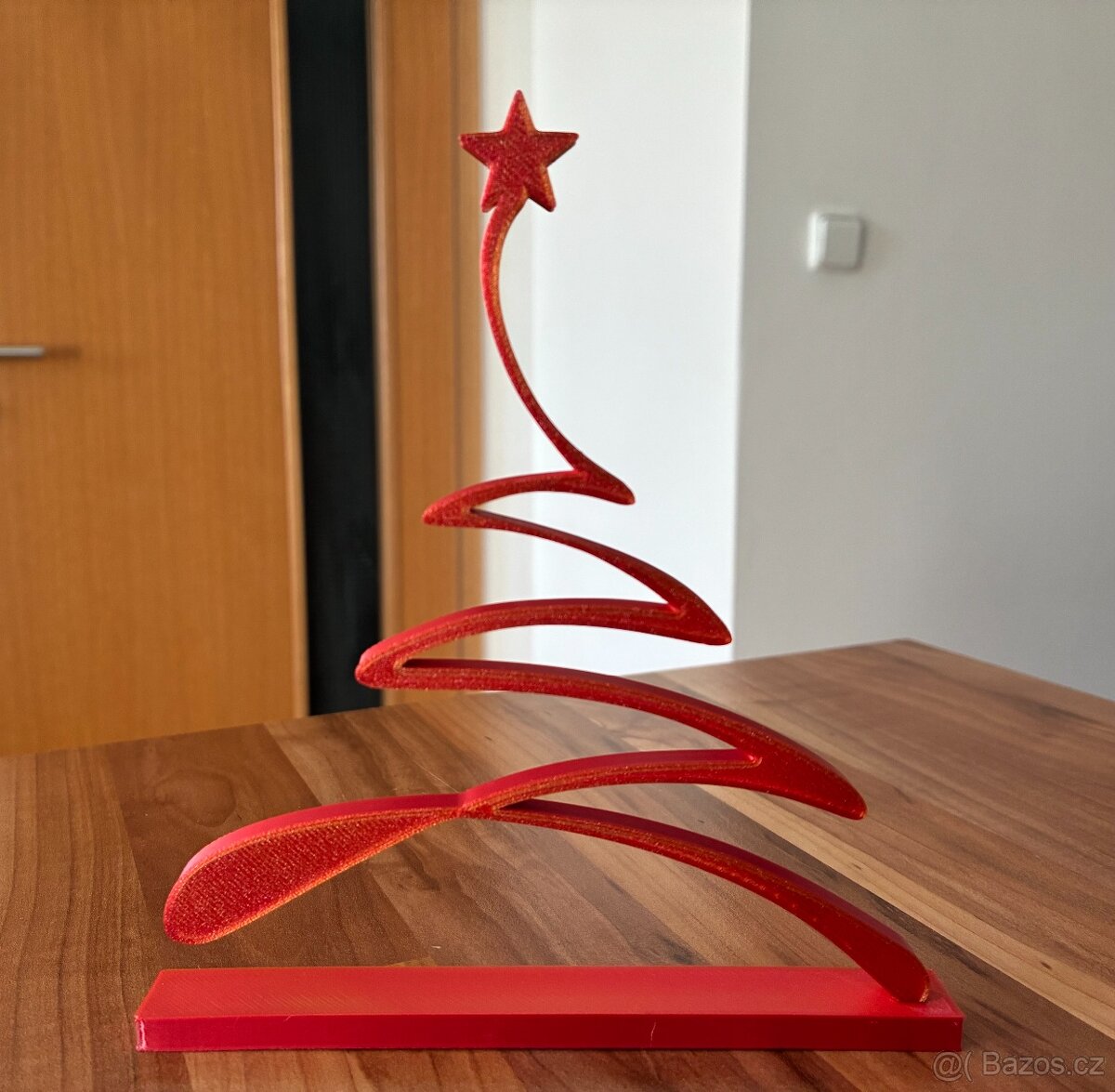 Červeno zlatý vánoční strom v moderním stylu - 2