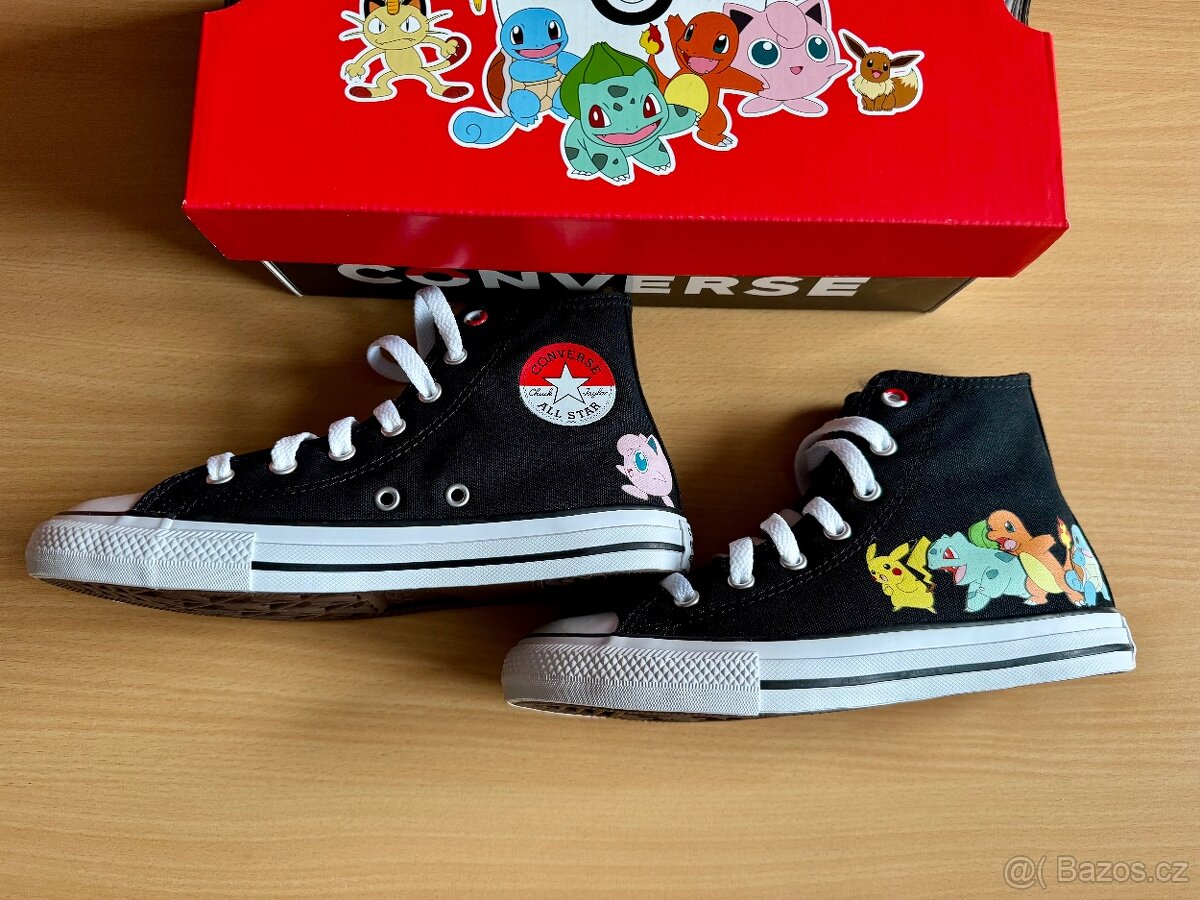 Converse x Pokémon First Partners Chuck Tay - vel. 35 - nové - 2
