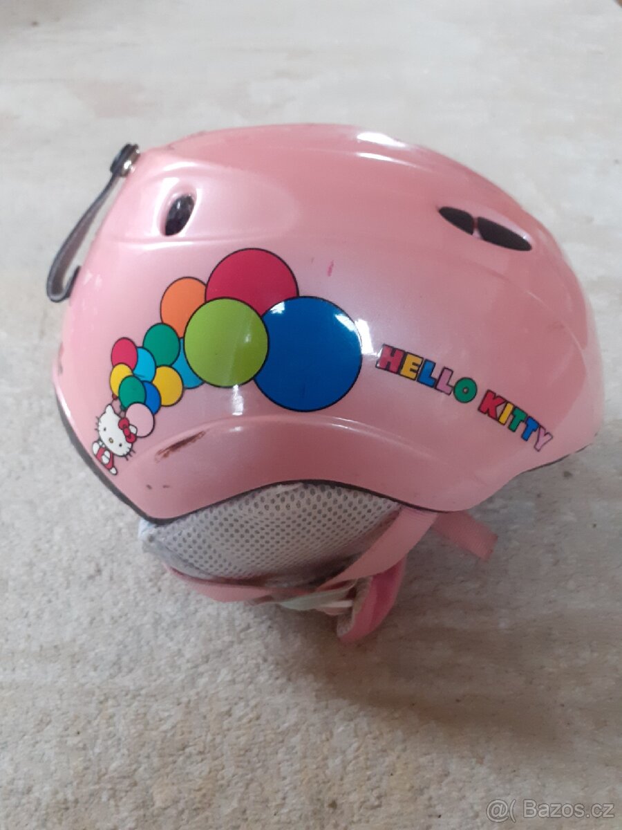 Lyzarska helma Hello Kitty - 2