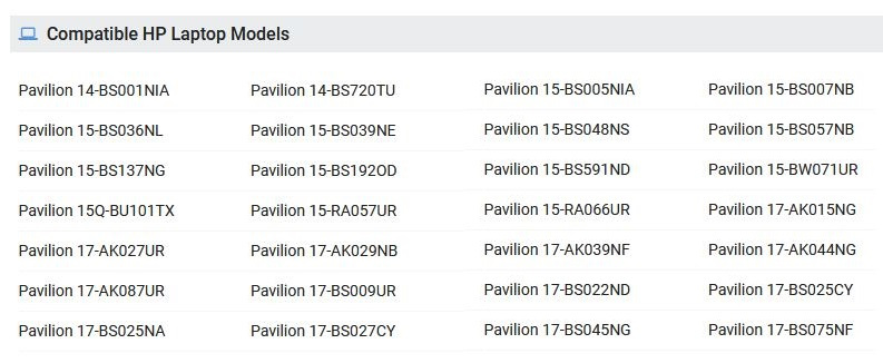 baterie JC04 pro notebooky HP řady Pavilion 15 a 17 (2hod) - 2