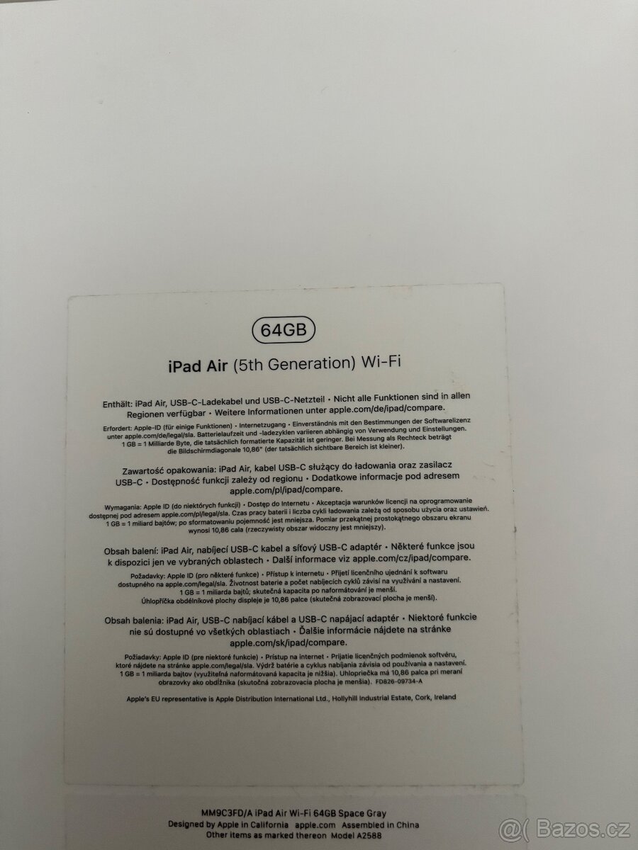 Ipad air 5 generace - 2