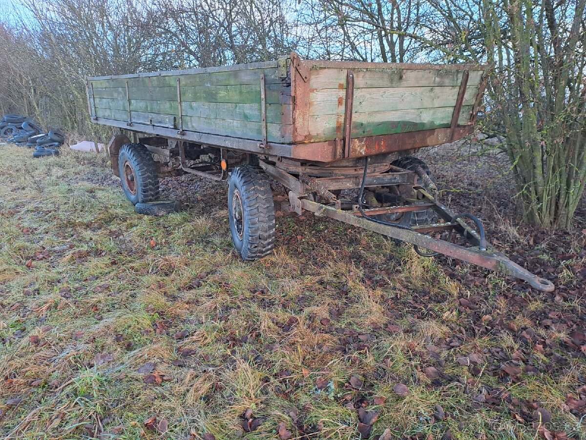 Vlek 7t hydraulický sklápěč, bez TP - 2