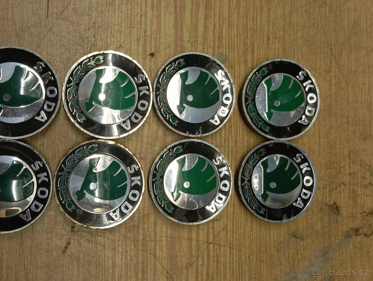 12 X STŘEDOVÉ POKLIČKY ORIGINÁL ŠKODA - 2
