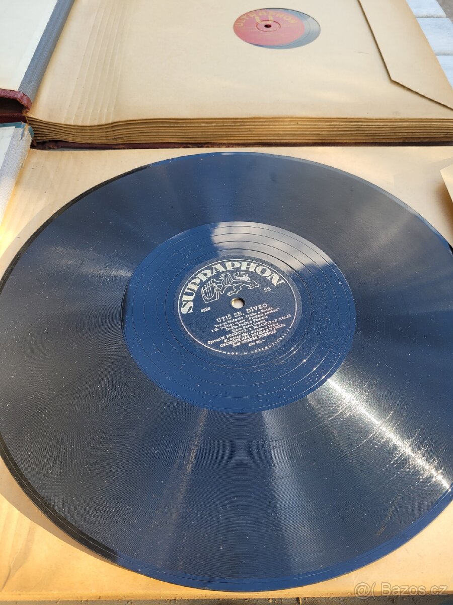 Staré gramofonové desky - 2