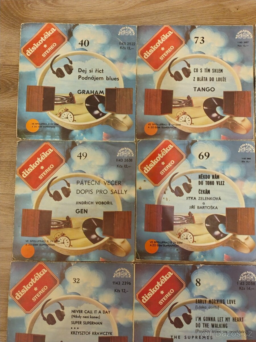 Edice Diskotéka - 15 SP desek, 20 Kč/kus - 2