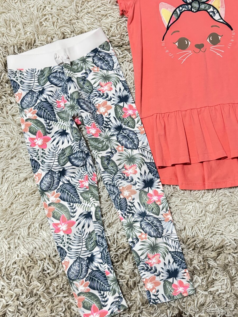 Set s kočičkou Name It v.110 , 4-5 let - 2